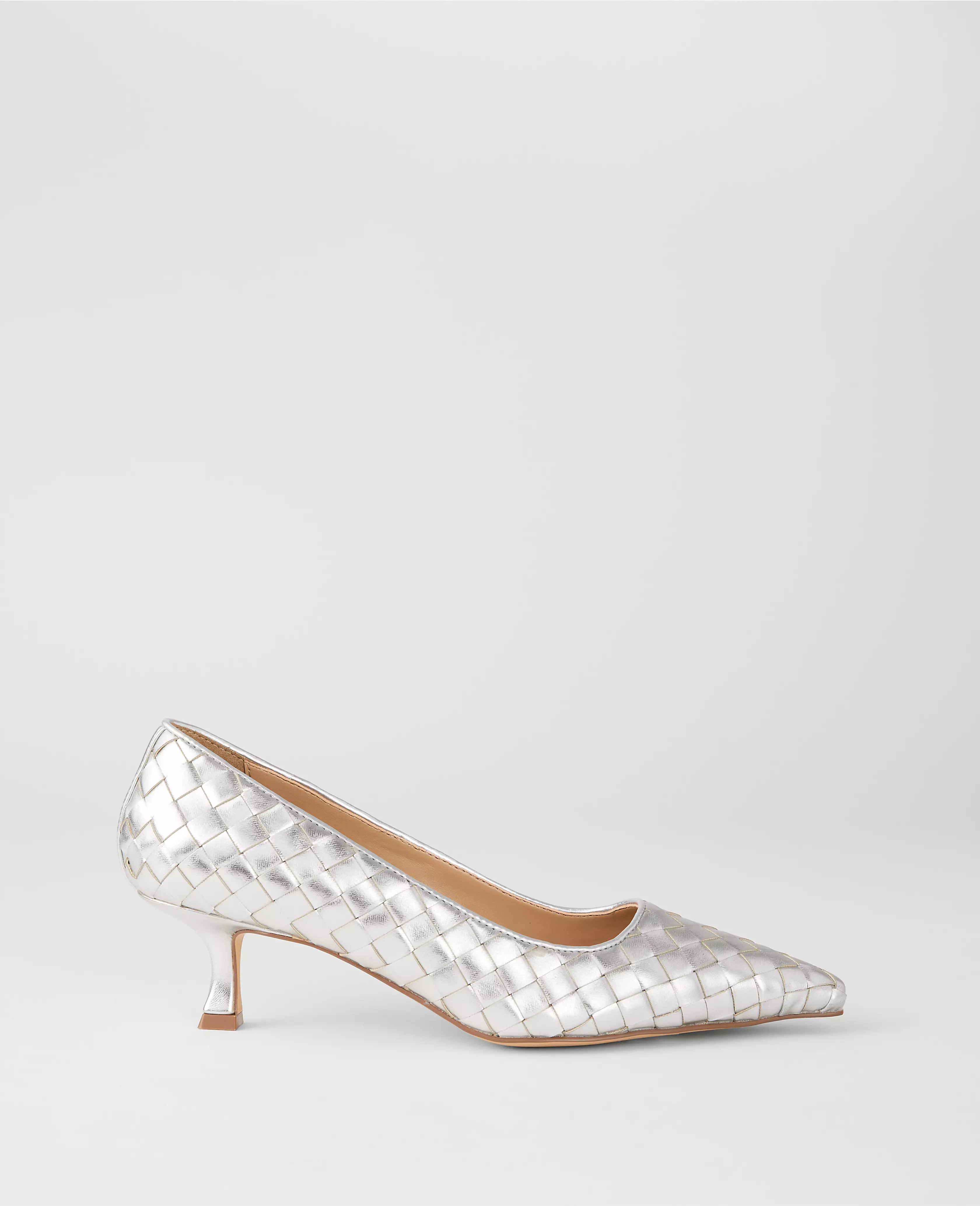 Nip Toe Kitten Heel Pumps | Ann Taylor