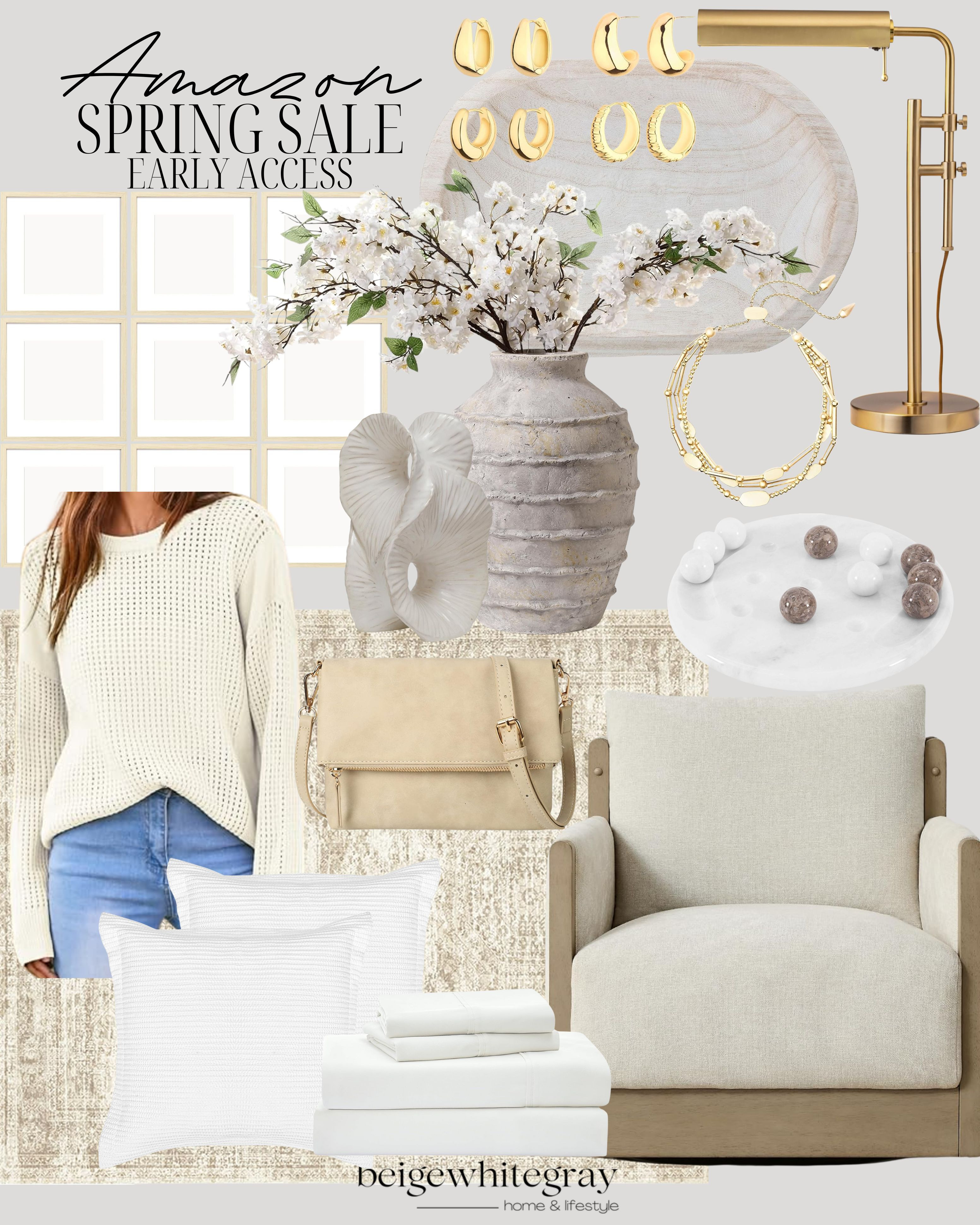 Amazon Spring Sale Early Access / Amazon Spring Sale / Amazon Daily Deals / Spring Home Decor / Spring Greenery / Faux Flower Arrangements / Fluted Vases / Decorative Trays / Light Linen Curtains / Pastel Throw Pillows / Spring Throw Pillows  / Textured Blankets / Woven Baskets / Fresh Floral Wreaths / Spring Greenery / Spring Stems / Ceramic Tableware / Soft Area Rugs / Glass Candle Holders / Rattan Decor Accents / Travertine Decor / Spring Scented Candles / Spring Framed Art /  Floral Art / Lightweight Bedding / Rustic Planters / Terracotta Pots / Seasonal Centerpieces / Minimalist Shelf Decor / Accent Mirrors / Open Weave Storage Baskets / Wood Bead Garlands / Decorative Bowls / Textured Vases / Marble Decorative Boxes / Marble Accents / Neutral Spring / Organic Modern Decor / Brass Candlestick Holders / Marble Decorative Boxes / Linen Accents / Woven Blanket Baskets / Floral Wallpaper / Scalloped Decor / Neutral Home Furniture / Living Room Furniture / Entryway Furniture / Bedroom Furniture / Linen Sofa / Neutral Accent Chairs / White Oak Coffee Table / Arched Cabinets / Fluted Furniture /  

 

#LTKSeasonal #LTKHome #LTKSaleAlert