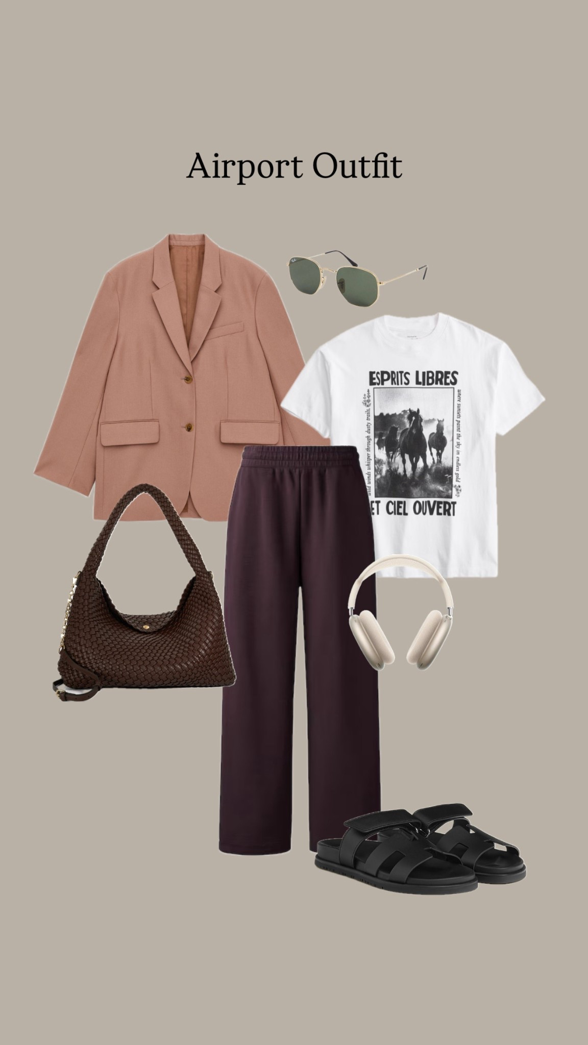 A comfy but chic airport outfit! 

#LTKsummer #LTKstyletip #LTKspring