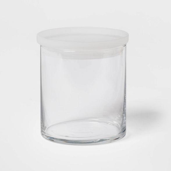 22oz Glass Medium Stackable Jar with Plastic Lid - Made By Design™ | Target