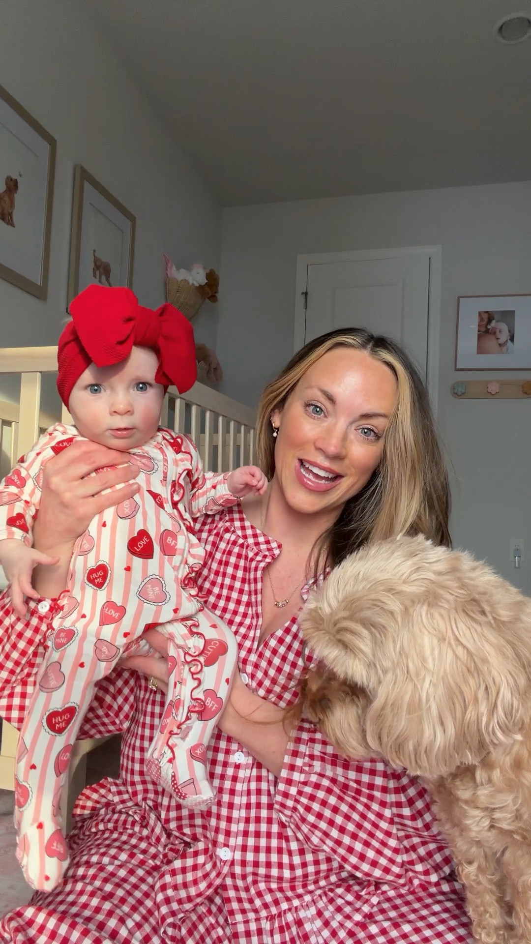 Caden Lane BRITTC for 20% off now until 2/8!
❤️❤️❤️

Baby girl Valentine’s Day pjs,
Mom pjs

#LTKmomlife #LTKValentine #LTKBaby