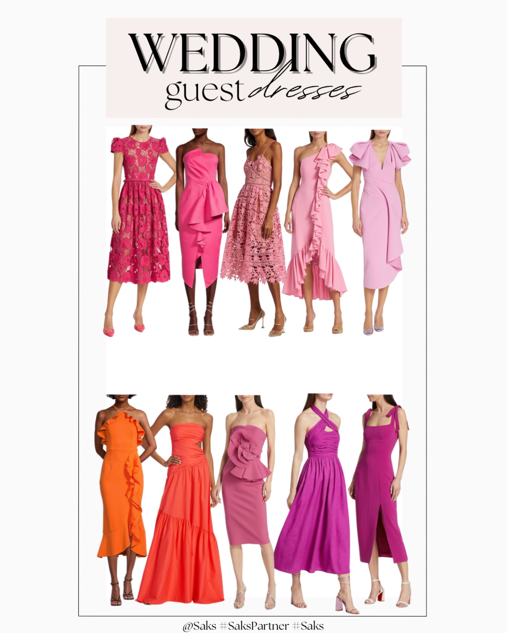 Saks wedding guest clearance dresses