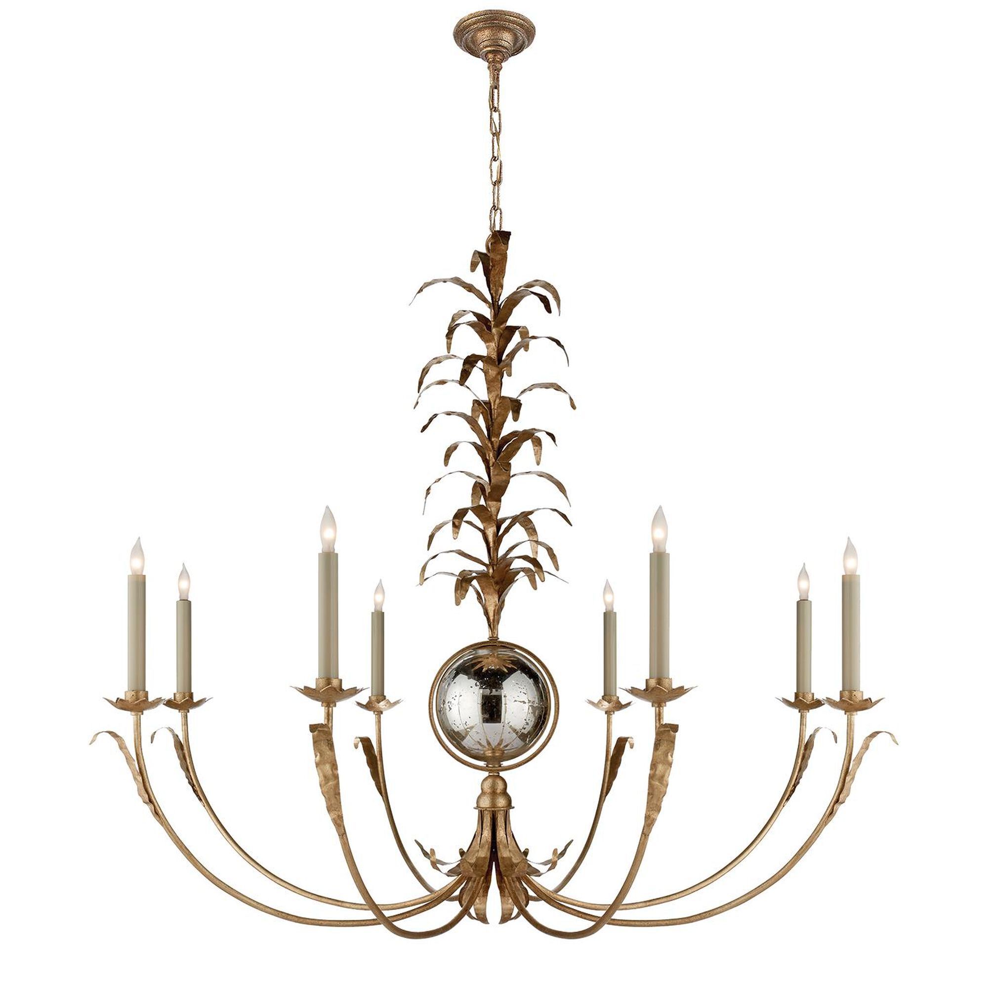 E. F. Chapman Gramercy 41 Inch 8 Light Chandelier by Visual Comfort and Co. | Capitol Lighting 1800lighting.com