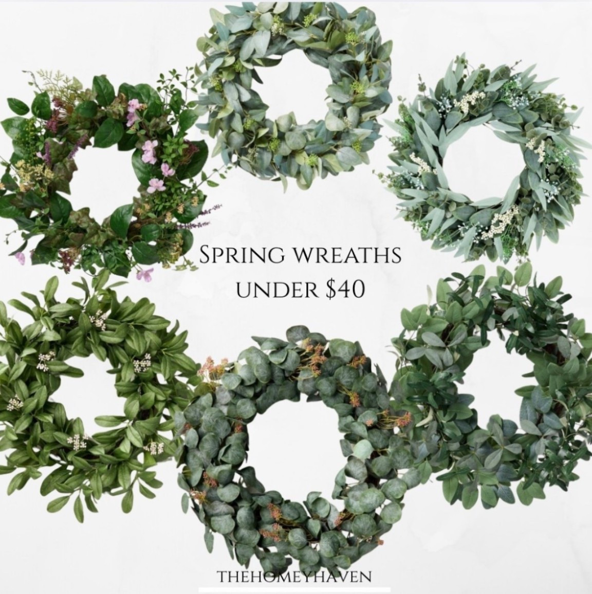 Spring wreaths under $40!


Front door decor, front porch, wreaths, summer wreaths, home, home decor, spring decor, spring outfits, Easter decor

#LTKSeasonal #LTKHome #LTKmomlife

#LTKdayinmylife #LTKSeasonal #LTKHome