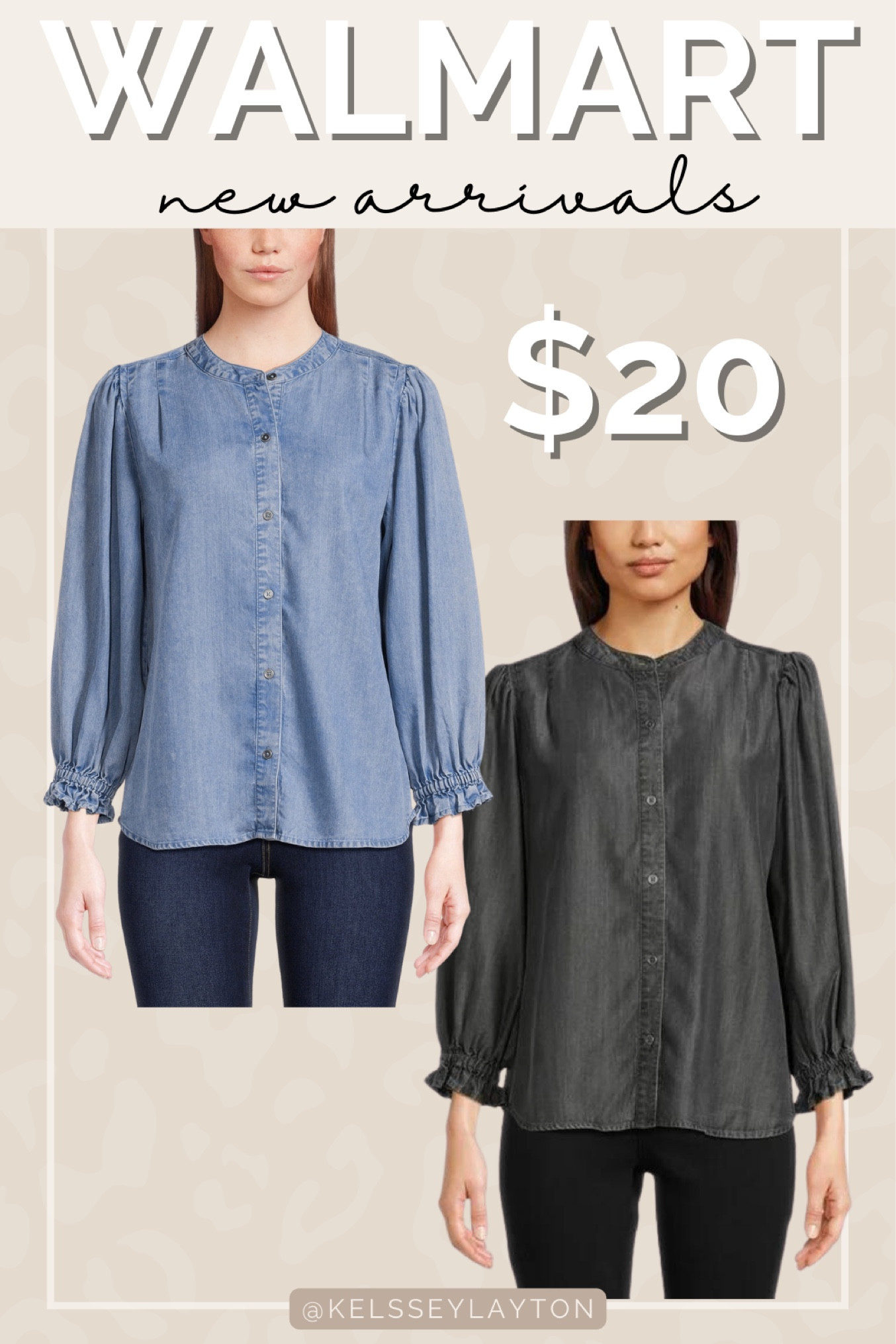 Walmart new arrival, time and tru chambray shirt 

#LTKfindsunder50 #LTKSeasonal #LTKstyletip
