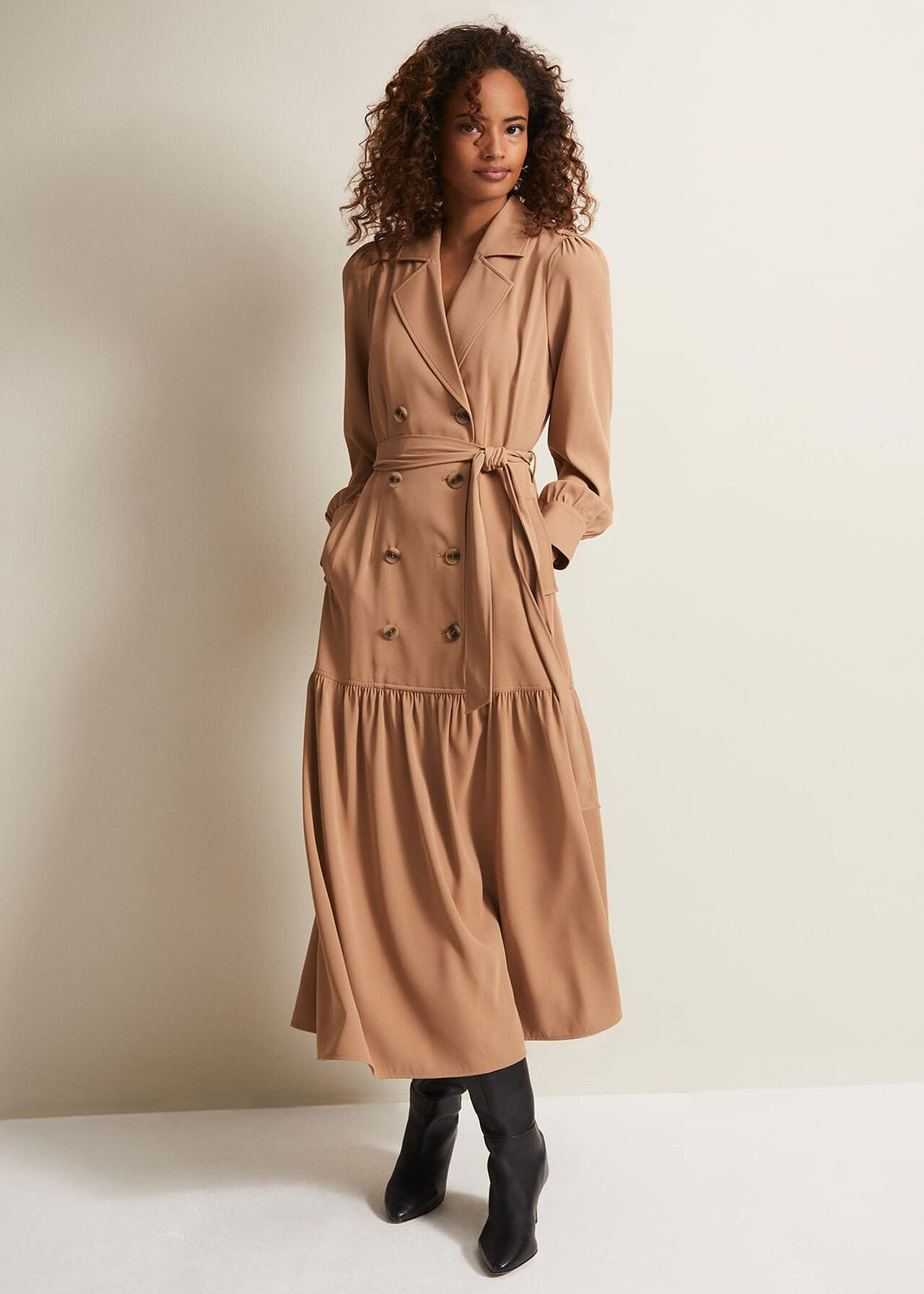 Morgan Trench Midi Dress | Phase Eight (UK)