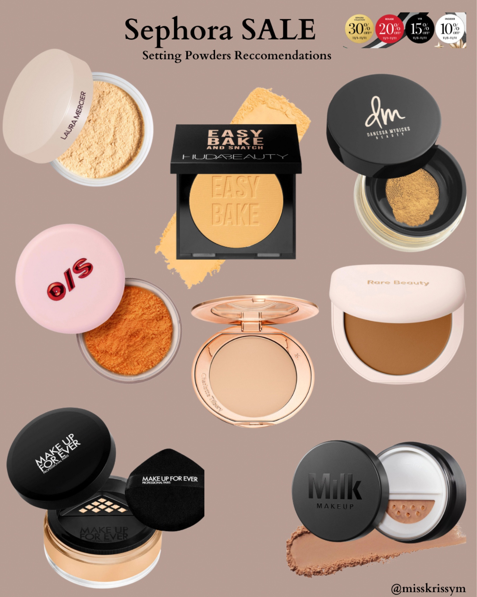 SEPHORA Sale Setting Powder Reccommendations✨

#LTKU #LTKBeauty #LTKSaleAlert