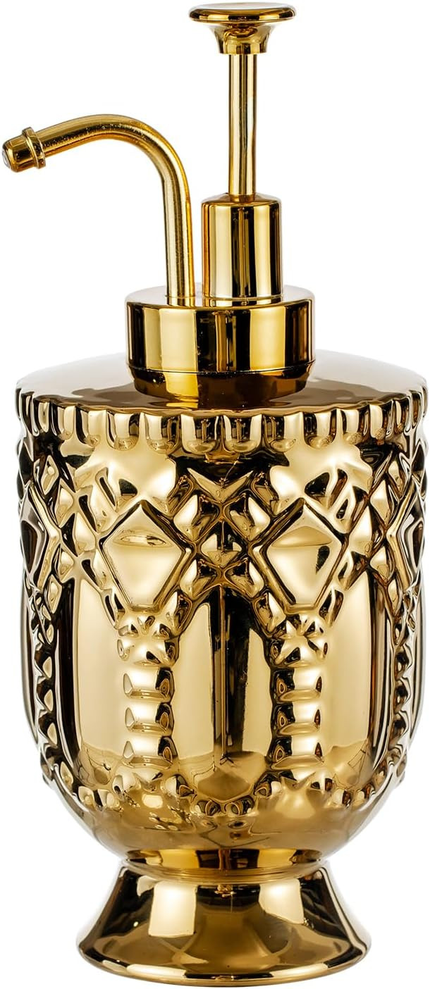 12 oz Ceramic Soap Dispenser with Pupm,Refillable Liquid Hand Soap Dispenser for Bathroom,Premium... | Amazon (US)