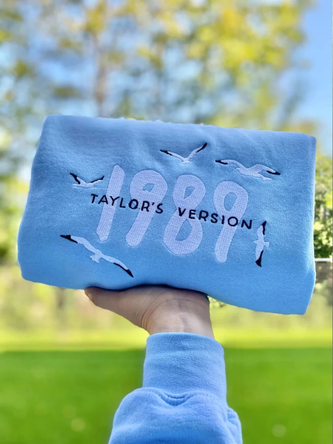 1989 Taylors Version Embroidered Sweatshirt Taylors Version - Etsy | Etsy (US)