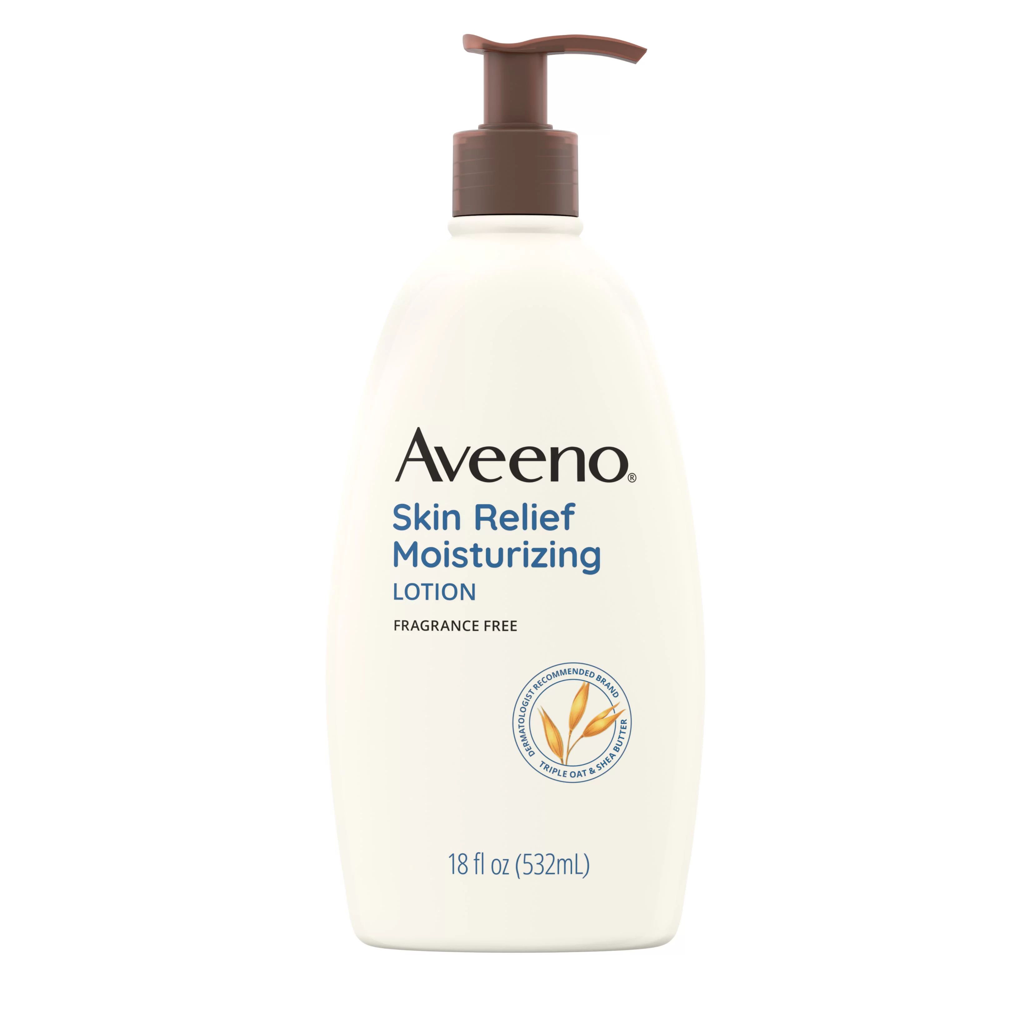 Aveeno Skin Relief Moisturizing Lotion for Very Dry Skin, 18 fl. oz - Walmart.com | Walmart (US)