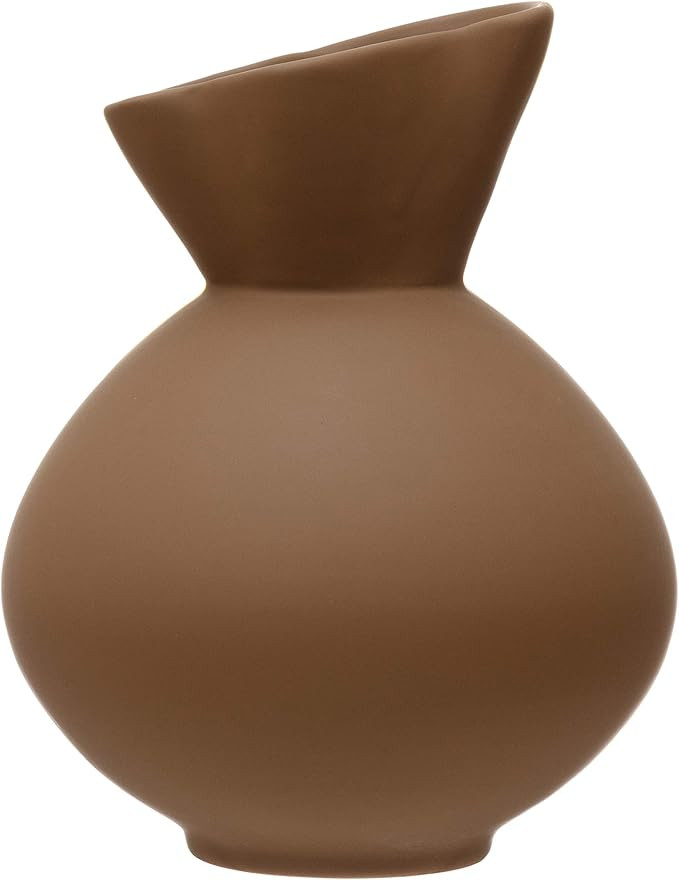 Bloomingville Stoneware Latex Glaze, Brown Vase | Amazon (US)