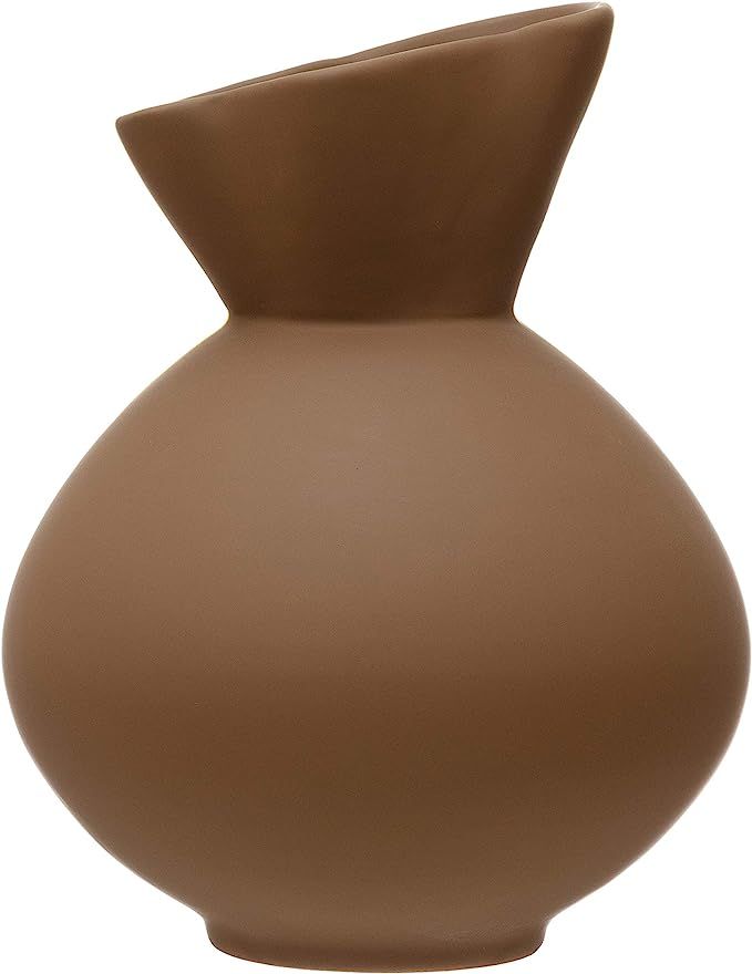Bloomingville Stoneware Latex Glaze, Brown Vase | Amazon (US)