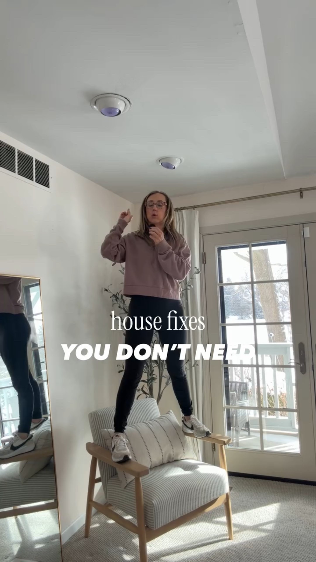 I’m tireddddd of looking at these awful, ugly eyeball can lights in my bedroom. I’ve been staring at them for 3 years and it took me 3 FREAKING MINUTES to swap them.

It’s easier than you think, just pull down on the current can light an unhook it, screw in the new light, put it back in and DONE-ZO. Congrats now you’re a badass, too! 💪🏻



#LTKHome