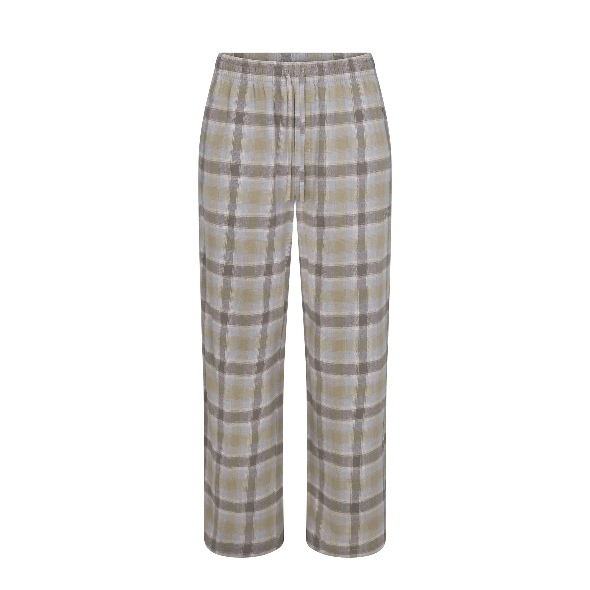 FLANNEL SLEEP MENS PANT | TAUPE PLAID | SKIMS (US)