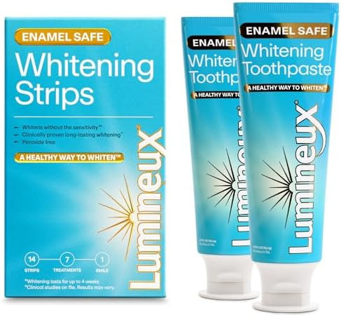 Lumineux Whitening Starter Set – Peroxide Free - Enamel Safe for Whiter Teeth – Includes 7 Wh... | Amazon (US)