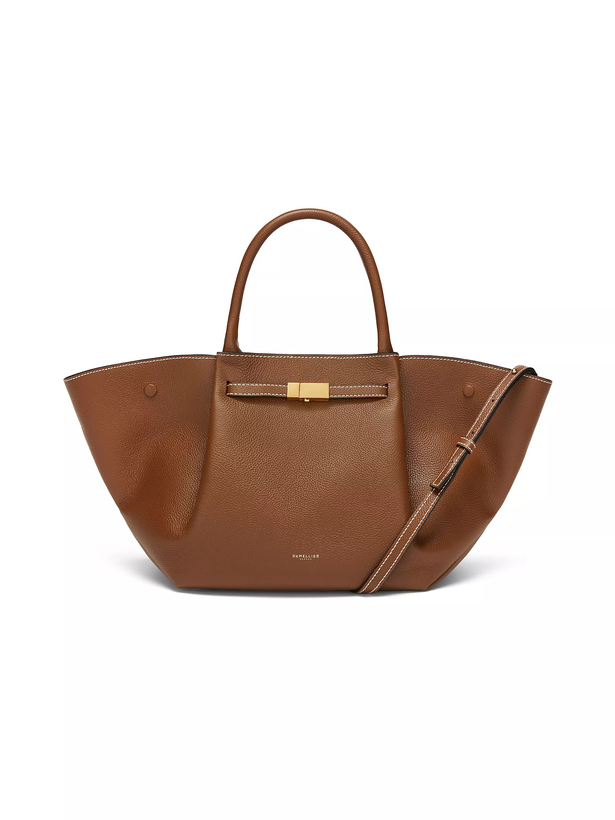 Midi New York Leather Tote Bag | Saks Fifth Avenue