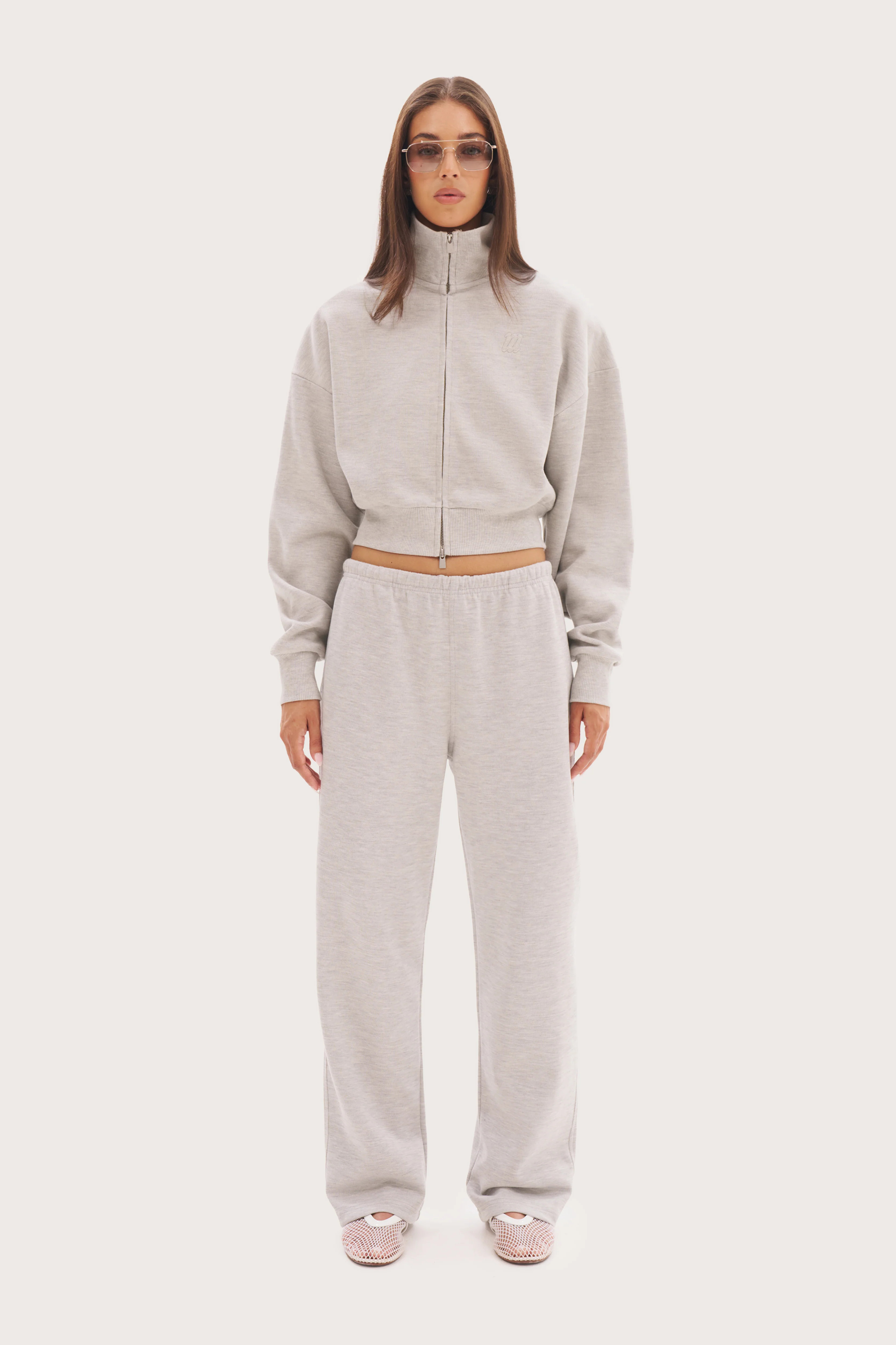 Maebe Daily Errands Joggers - Grey Marl | Maebe UK