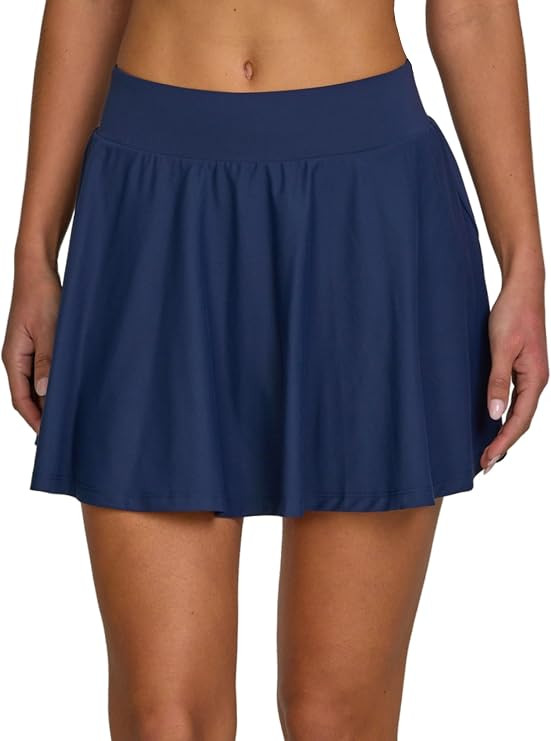Spyder Women's Pleated Athletic Skort \u2013 Tennis, Golf & Pickleball High-Waisted Skirt | Built... | Amazon (US)