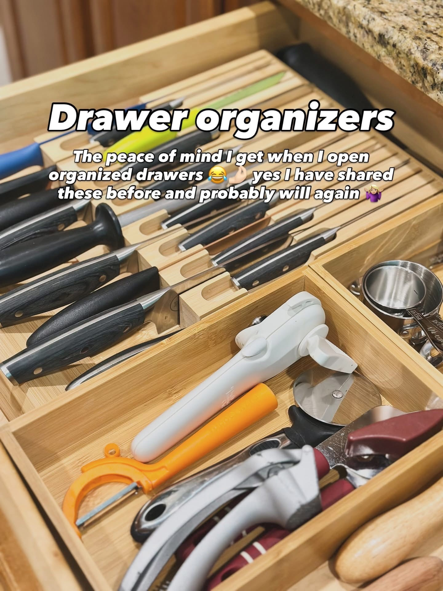 Drawer organizers for my kitchen have been a game changer ! Love how everything is so neatly organized in its spot


#LTKHome
