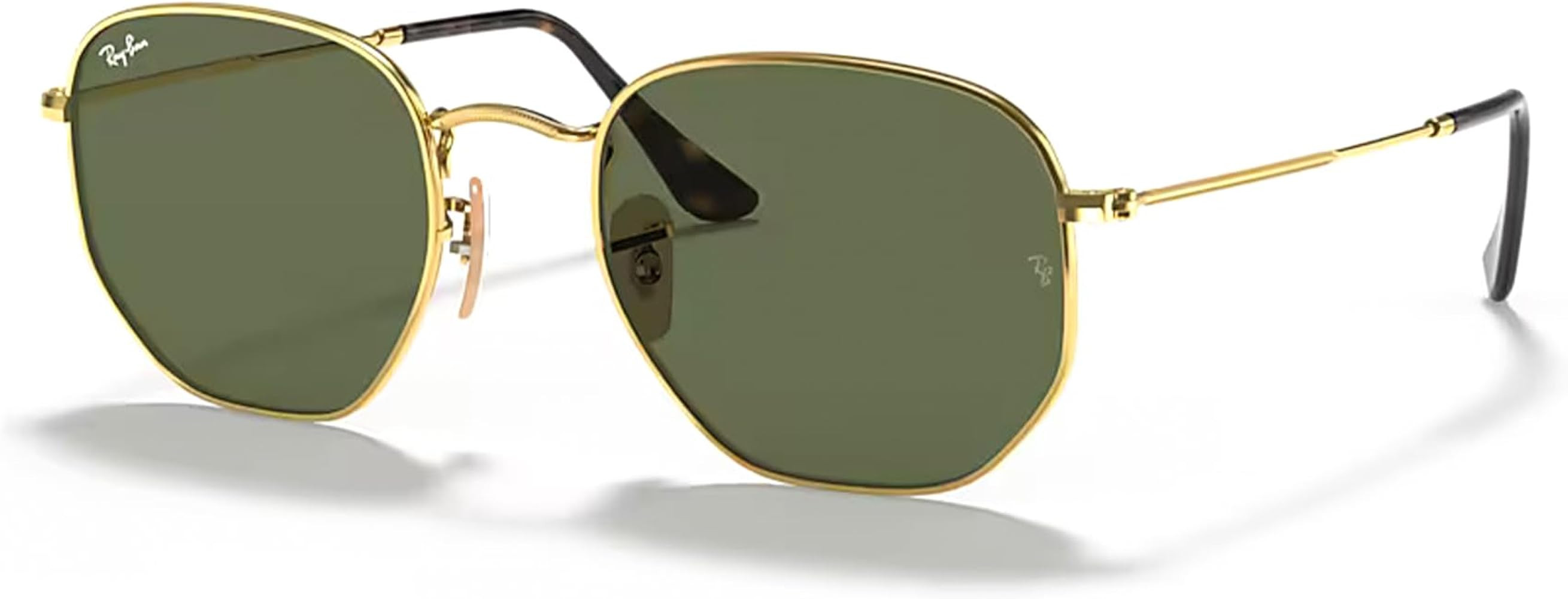 Ray-Ban RB3548N Hexagonal Sunglasses For Men For Women + Bundle with Designer iWear Kit | Amazon (US)