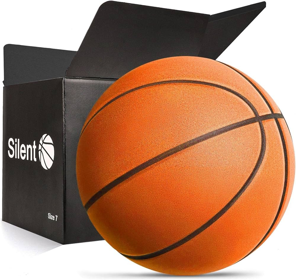 Silent Basketball Size 7 (29.5") – Grooved Airless Indoor Basketball for Quiet Dribbling and In... | Amazon (US)