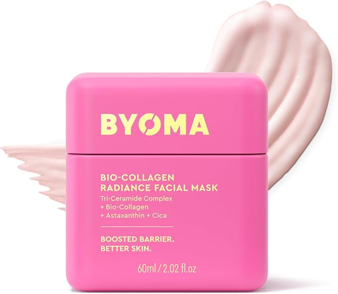 BYOMA Bio-Collagen Radiance Face Mask - Transformative Peel Off Mask For Glass Skin - Instant rad... | Amazon (UK)