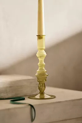 Tall Geo Taper Candle Holder | Anthropologie (US)