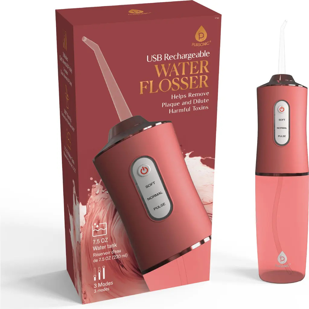 PURSONIC Water Flosser - Helps Remove Plaque & Dilute Harmful Toxins in Pink at Nordstrom | Nordstrom