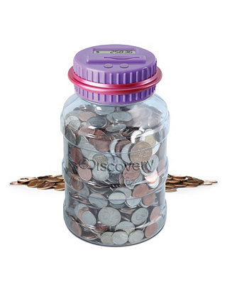 Digital Coin Counting Money Jar with LCD Screen | Macy's