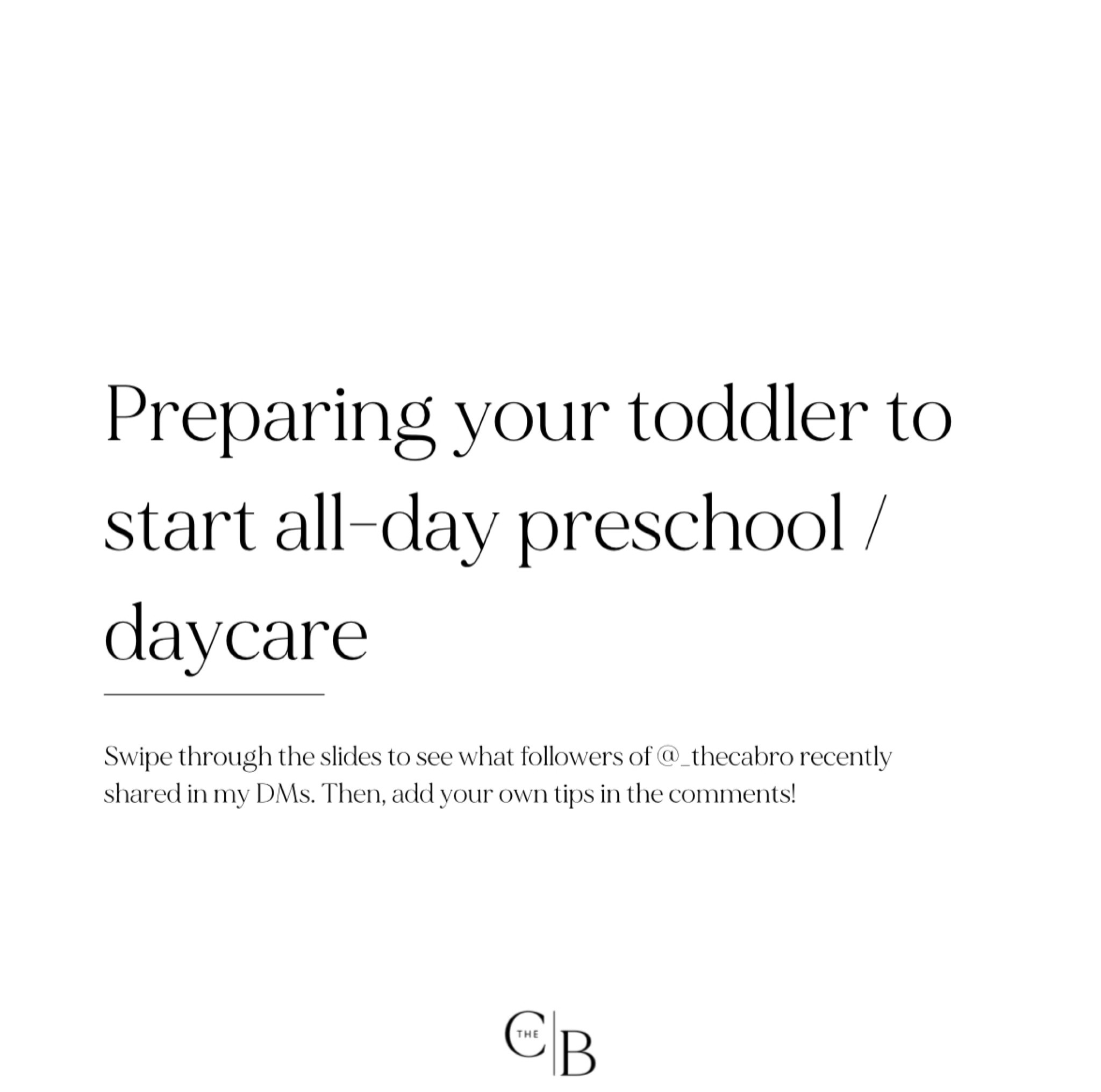 Once again, followers of The Cabro gave us some incredible suggestions for preparing your toddler for preschool. Check out my post on IG…and here are the top recommended products.

#LTKfamily #LTKkids
