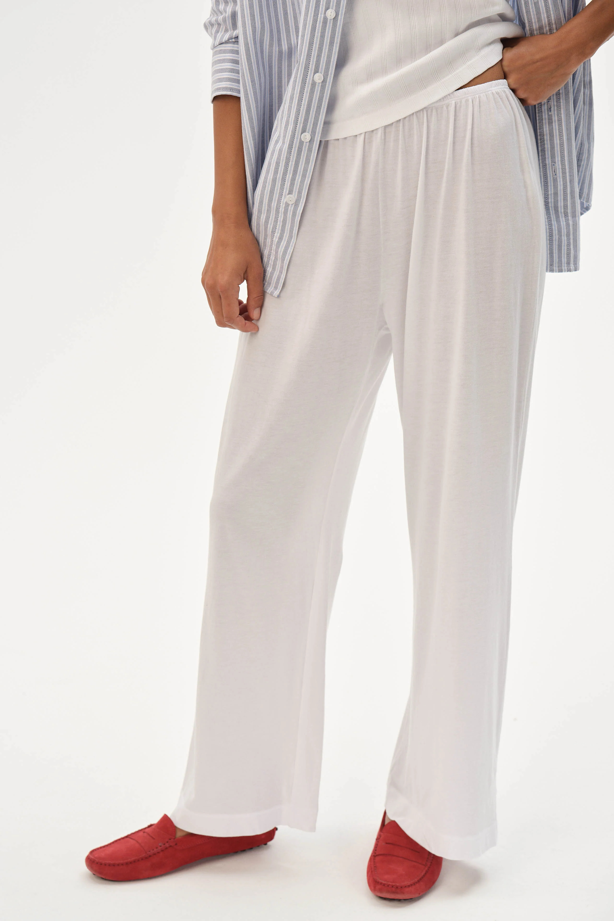 The Jersey Simple Crop Pant | DONNI.