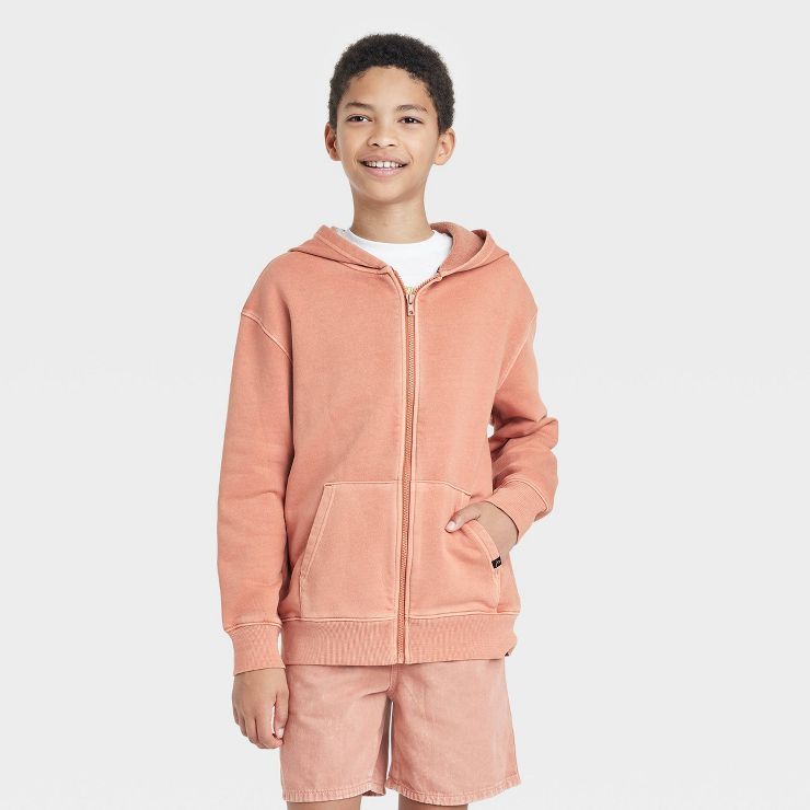 Boys' Zip-Up Hooded Sweatshirt - art class™ | Target