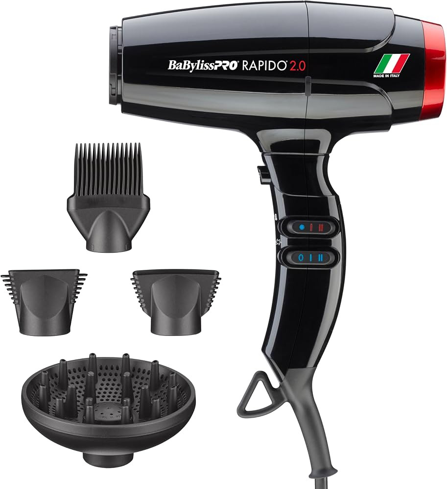 BaBylissPRO High Speed Rapido 2.0 Hair Dryer | Amazon (US)