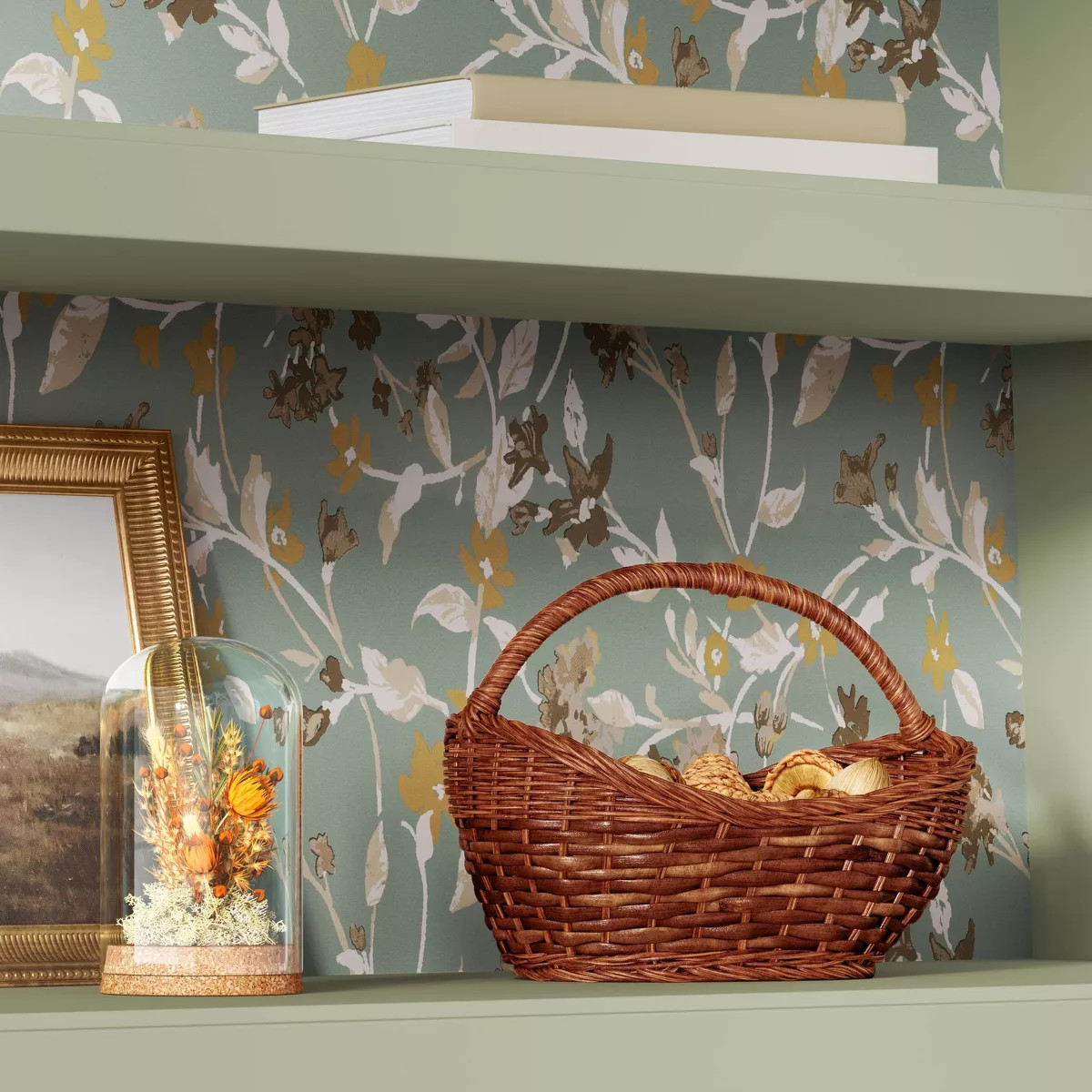 Woven Decorative Basket with Handle Brown - Threshold™ | Target