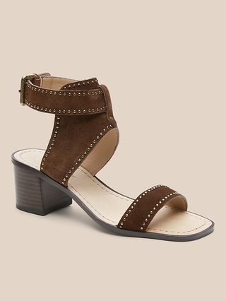 Daze Studded Suede Sandal | Banana Republic (US)