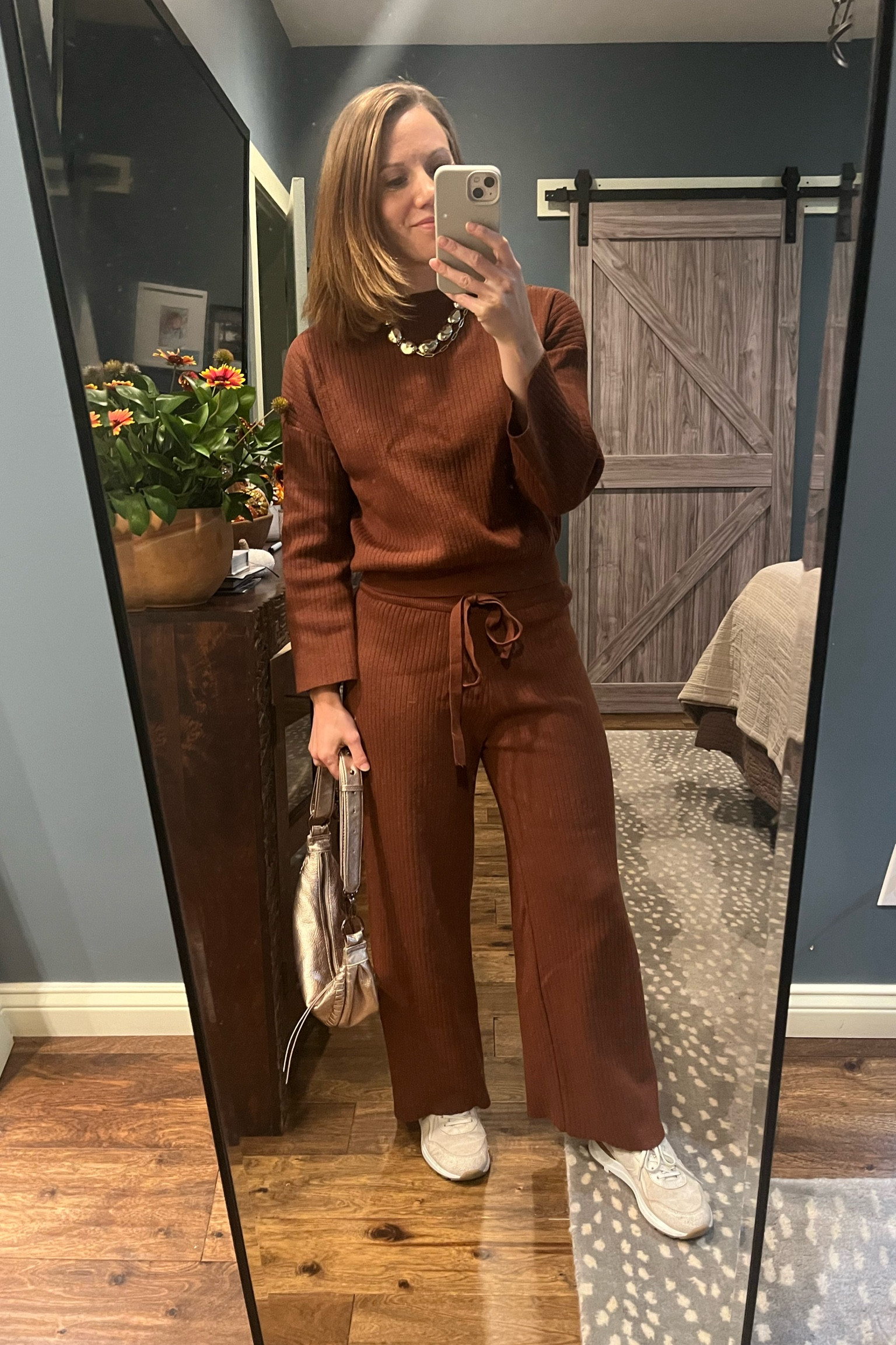 Cozy Casual Holiday Hosting that still looks put together. Amazon sweater set always brings the complements.  Some items are old so I’ve linked similar ones  

I think the sleeves run a little short so if you’re on the taller side be mindful. 

#cozy #cozycasual #travelstyle #travel #traveloutfits #casualstyle

#LTKOver40 #LTKTravel #LTKHoliday