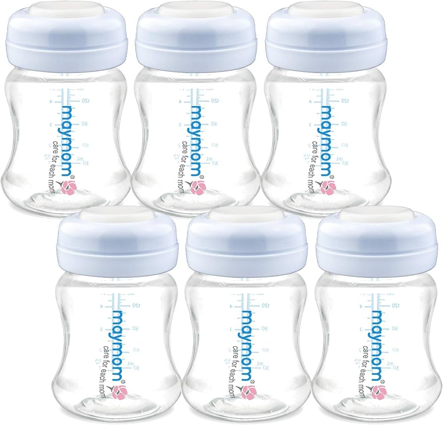 Maymom Wide-Mouth Milk Storage Collection Bottle with SureSeal Sealing Disk; Compatible with Spec... | Amazon (US)