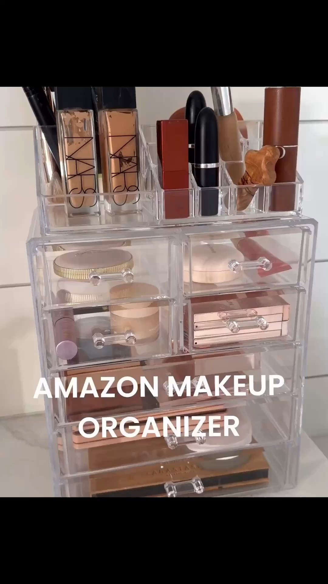 The best acrylic makeup organizer! 🤍 I keep mine on top of my vanity and I love how clean and sleek it looks.

#LTKdayinmylife #LTKBeauty #LTKHome