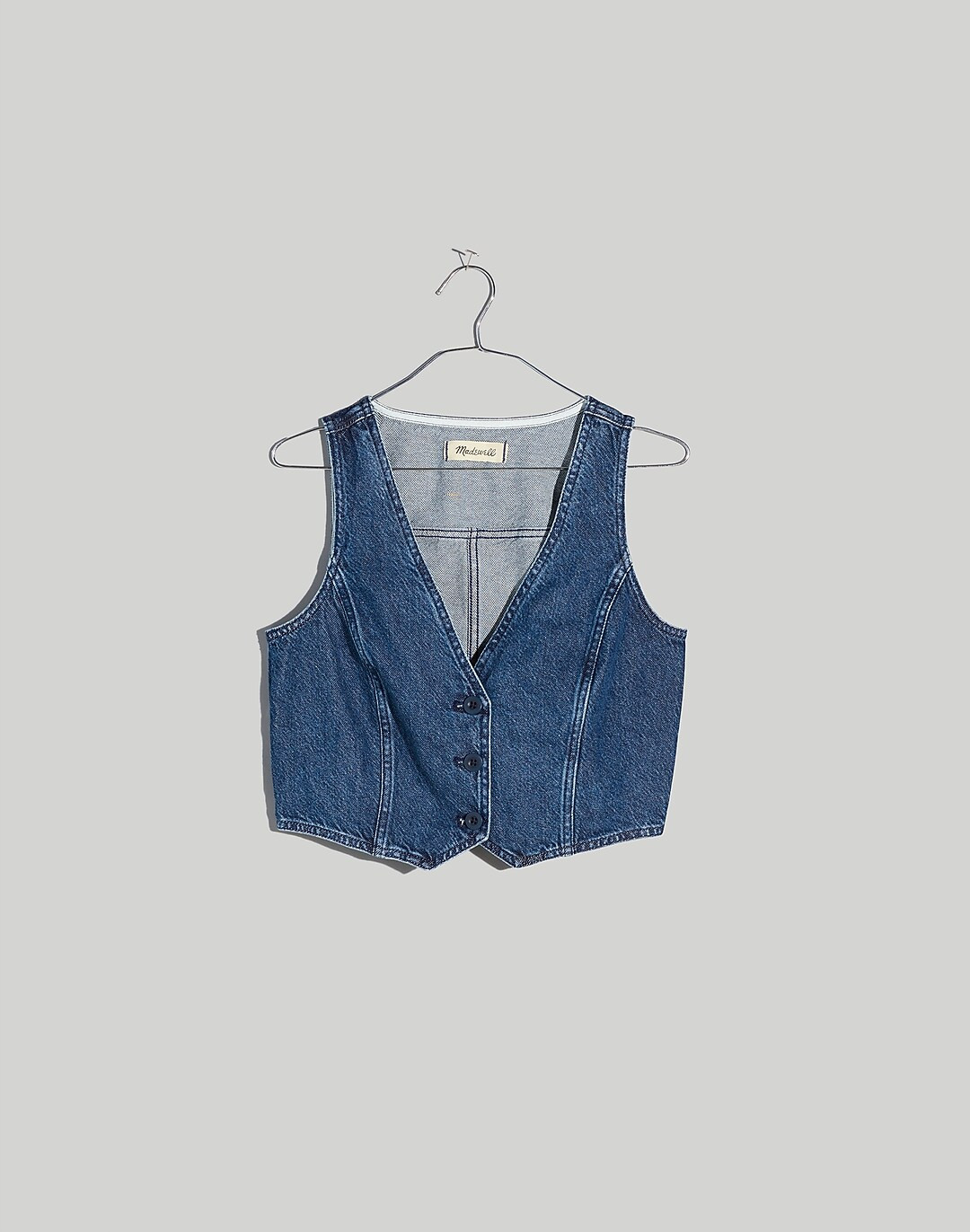 Crop Vest Top in Coltman Wash | Madewell