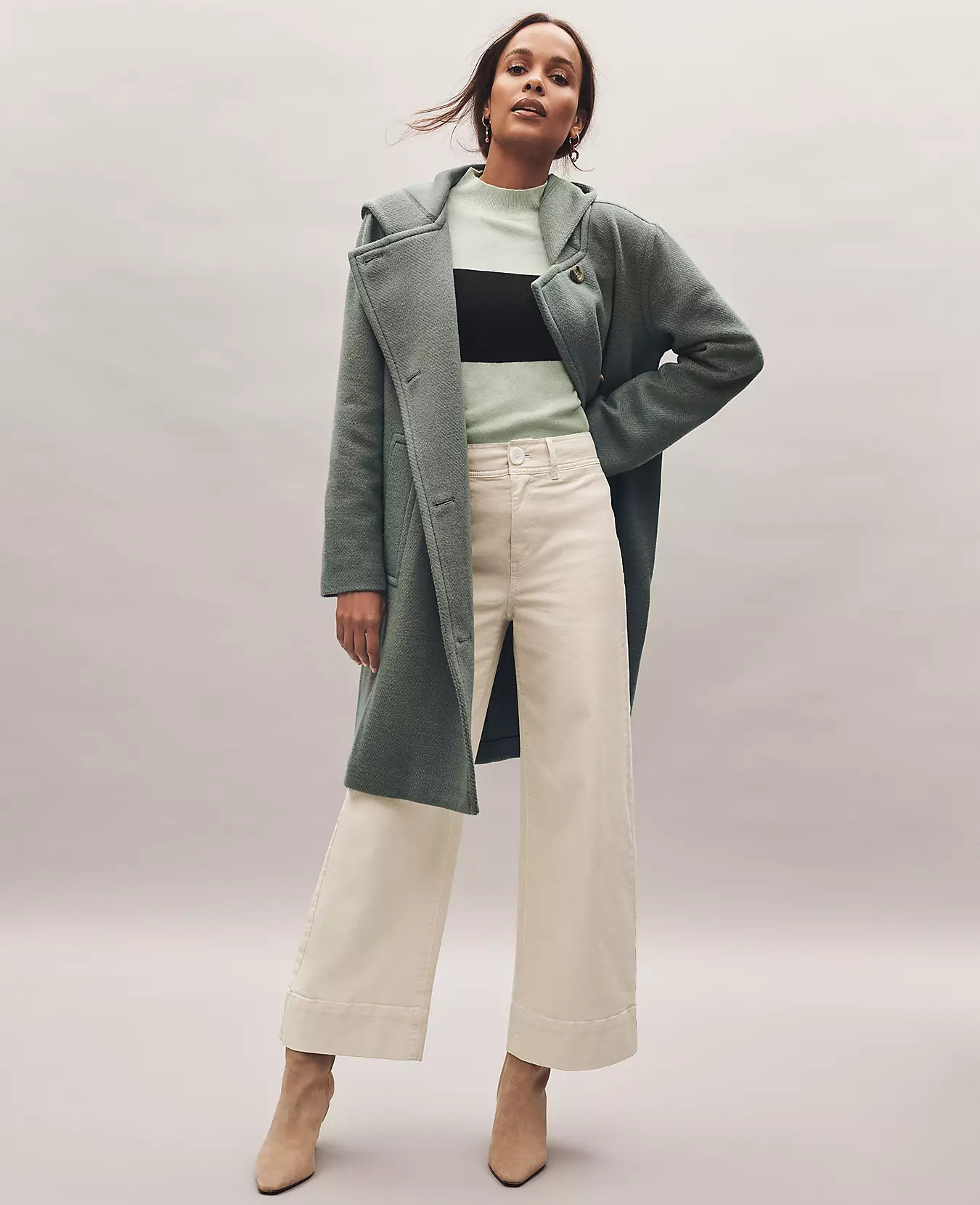 Hooded Duffle Coat | Ann Taylor | Ann Taylor (US)