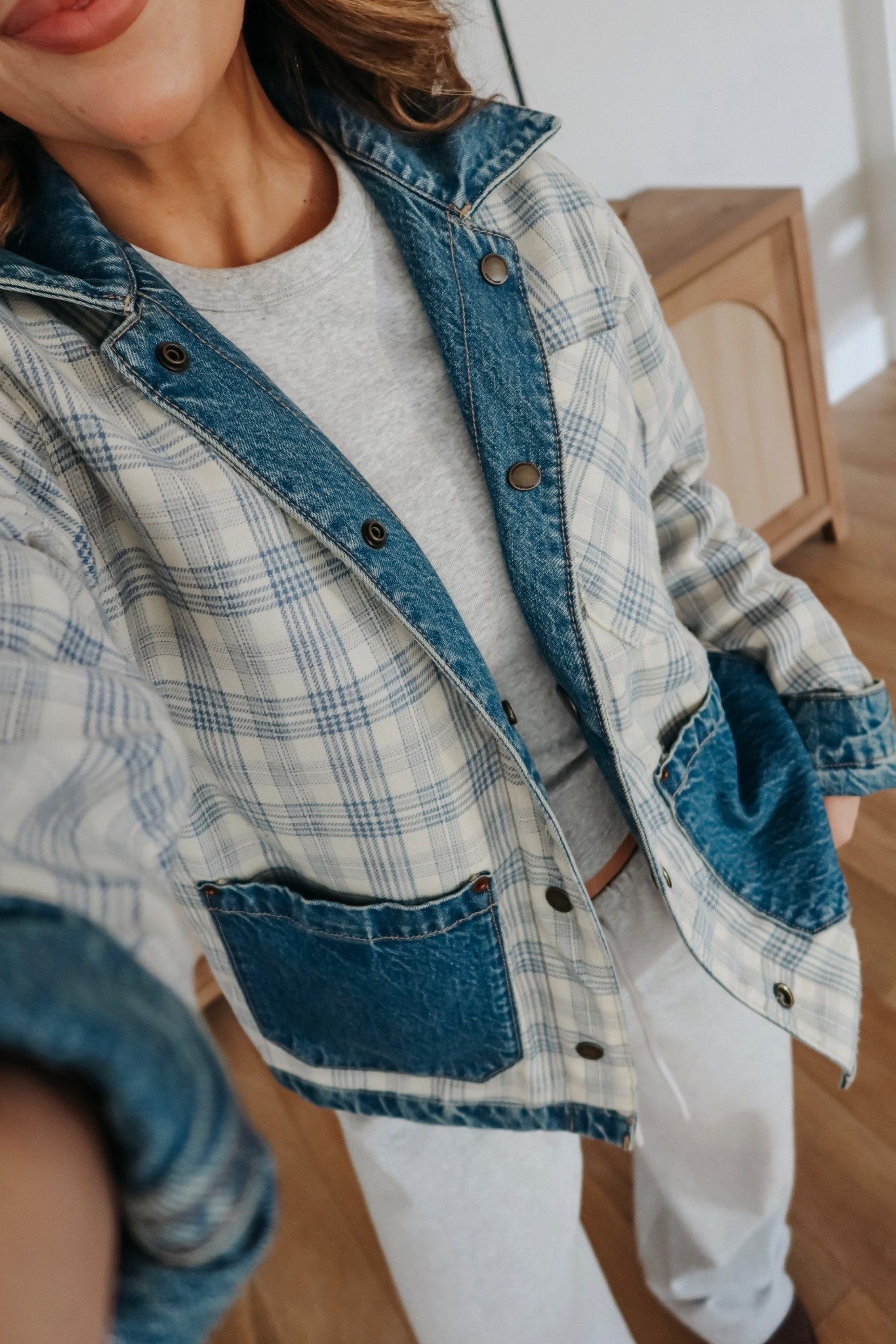 Aritzia grey Sunday best set (wearing xs) styled with this Abercrombie denim jacket (wearing xs)

Comfy outfit
Casual outfit
Travel outfit
Mom outfit


#LTKTravel #LTKPetite #LTKootd