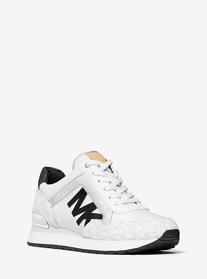 Maddy Two-Tone Logo Trainer | Michael Kors US