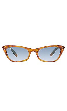 Ray-Ban Lady in Amber Tortoise & Clear Blue Gradient from Revolve.com | Revolve Clothing (Global)