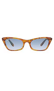Ray-Ban Lady in Amber Tortoise & Clear Blue Gradient from Revolve.com | Revolve Clothing (Global)