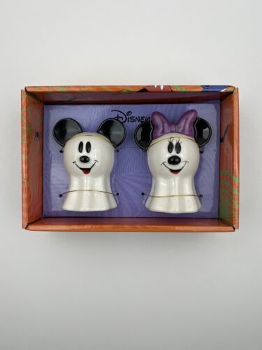 Disney Mickey Mouse & Minnie Mouse Ghost Salt And Pepper Shakers Halloween ? 766169258798 | eB... | eBay US