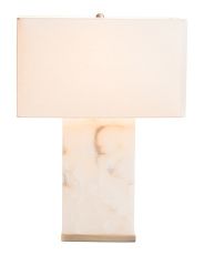 26in Square Alabaster Table Lamp | Bedroom | Marshalls | Marshalls