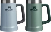 Stanley 24 oz. Adventure Big Grip Beer Stein - 2 Pack | DICK'S Sporting Goods
