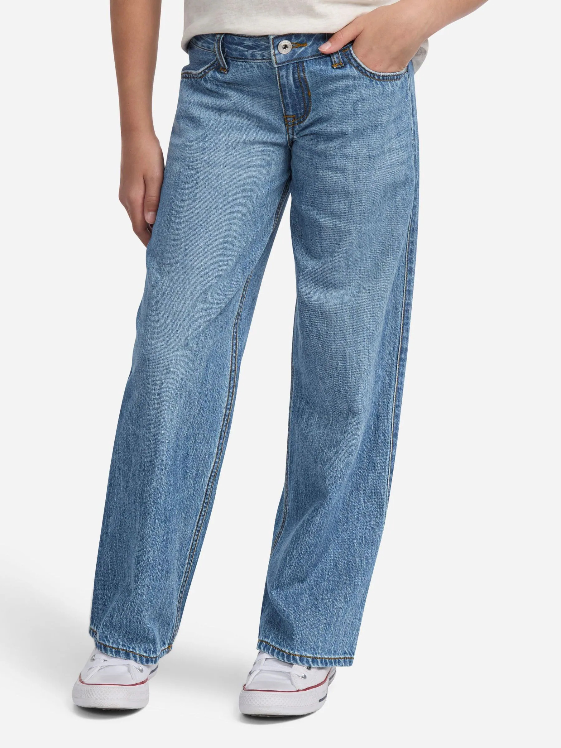Abercrombie & Fitch Abercrombie & Fitch Blue Low Rise Baggy Jeans | Next US