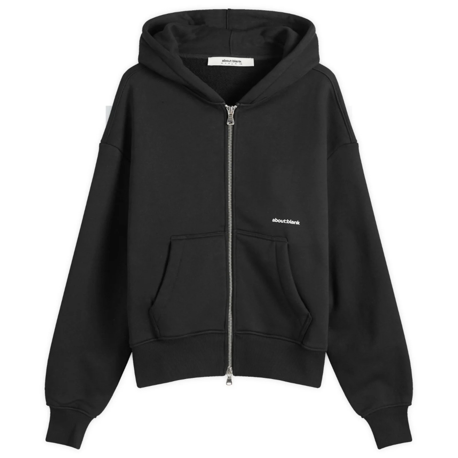 about:blank Box Logo Zip Hoodie | END. Clothing