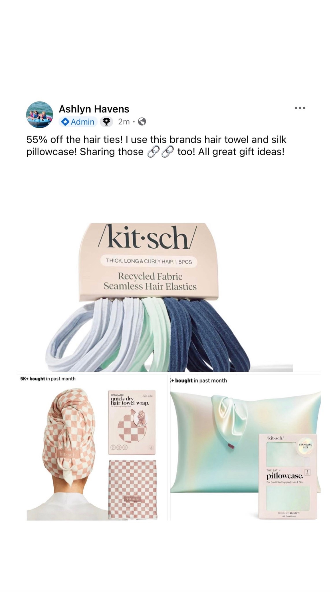 These would make great gifts for teens and tweens!!

hair ties / silk pillowcase / tween gifts / teen gifts / hair ties / kitsch 

#LTKFindsUnder50 #LTKFindsUnder100 #LTKCyberWeek